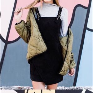 Forever 21 Suede Buckle Dress